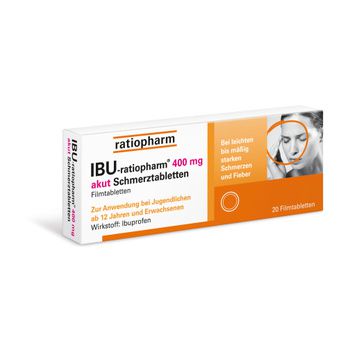 IBU RATIOPHARM 400 mg akut Schmerztbl.Filmtabl.