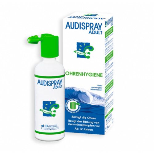 Audispray Adult, seawater solution, ear hygiene, 50 ml – ApoZona