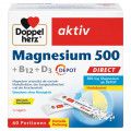DOPPELHERZ Magnesium 500+B12+D3 Depot DIRECT Pell.